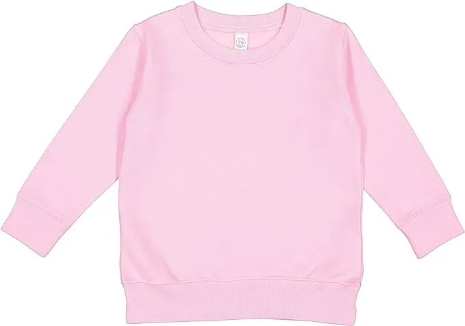 RABBIT SKINS Toddler Boy & Girl Fleece Long Sleeve Pullover Sweatshirt