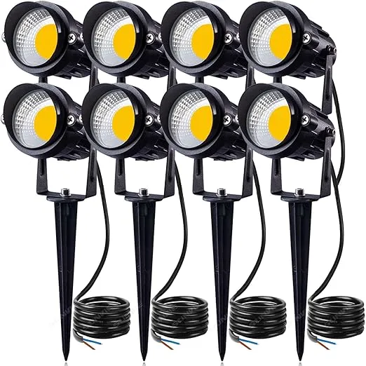 SUNVIE 12W LED Landscape Lights Low Voltage AC/DC 12V Waterproof Garden Pathway