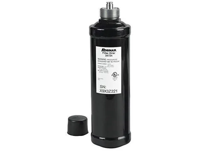 Robinair 34724 A/C Recycling Filter-Drier Spin-On Filter, Black