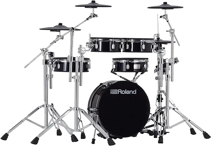 Roland VAD307 V-Drums Acoustic Design Electronic Drum Set Bundle with 3.5mm Audio Cable, Drumstick Bag, 3 Pairs of Drumsticks, and Austin Bazaar Polishing Cloth