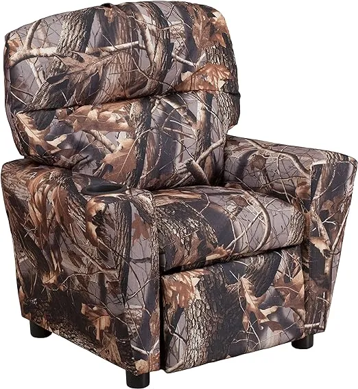 Flash Furniture Fabric Kids Recliner, Camouflage