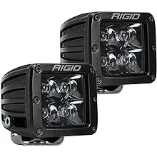 Rigid Industries 202213BLK - D-Series Midnight Edition Spot Set of 2