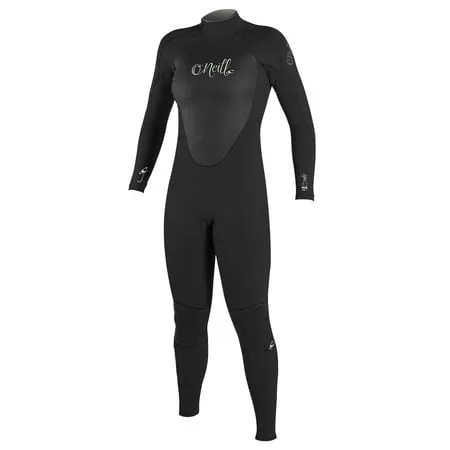 O'Neill Epic 4/3mm Women's Back Zip Full Wetsuit, Black / 2