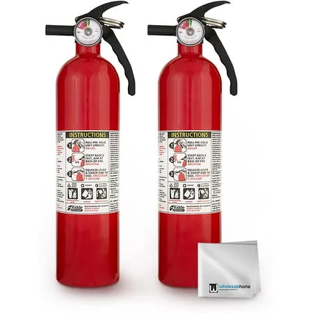 KIDDE PRO 2.5MP Fire Extinguisher,A<wbr/>luminum,Red,AB<wbr/>C 5T904