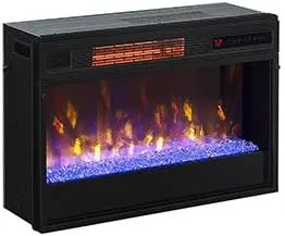 26&quot; 3D Upgrade Infrared Spectrafire + Contemporary Electric Fireplace Insert - 26II342FGT