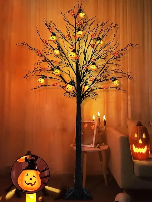 Sterling 6ft Pop-Up Pre-Lit Halloween Tree