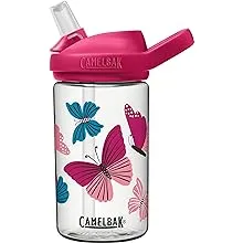 CamelBak eddy+ 14oz Kids Water Bottle with Tritan Renew – Straw Top, Leak-Proof When Closed, Colorblock ButterfliesCamelBak eddy+ 14oz Kids Water Bottle with Tritan Ren…