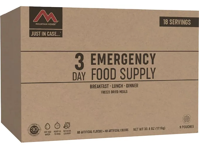 Mountain House Just In Case 3-Day Emergency Food Supply