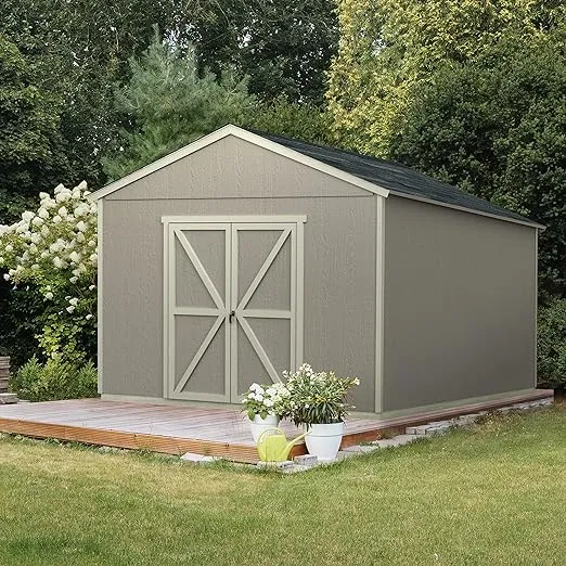 Do-it Yourself Astoria 12 ft. x 16 ft. Outdoor Wood Storage Shed with Smartside and Floor system Included (192 sq. ft.)