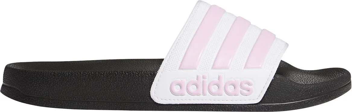 Adidas Adilette Shower K Kids Slide Sandal G27625 | Black/White | Size 2 M