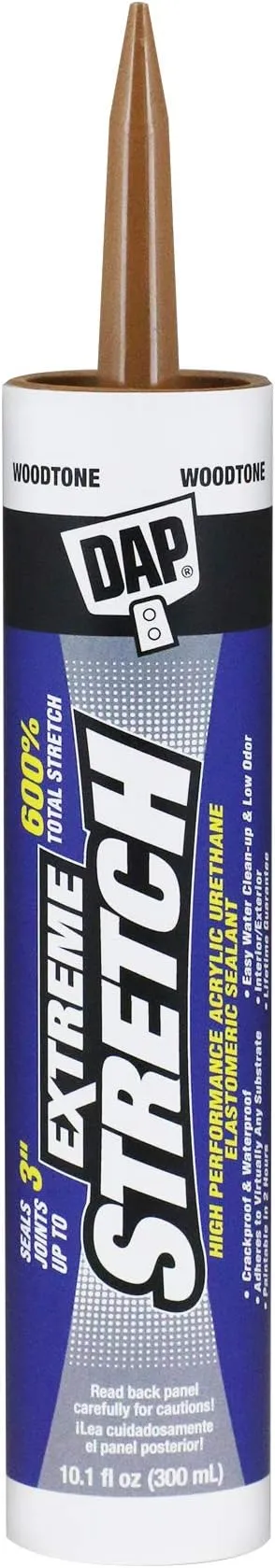 Dap 10.1 oz Extreme Stretch Sealant, Woodtone