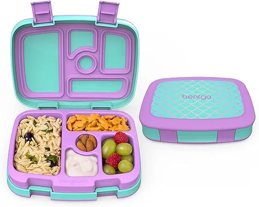 Bentgo Prints Kids Lunch Box, Mermaid Scales