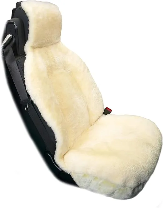 Eurow Genuine Australian Sheepskin Sideless Seat Cover