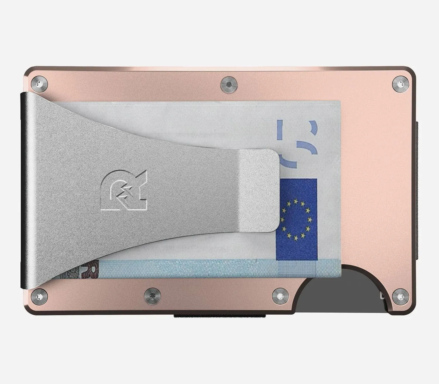 The Ridge Aluminum Wallet | Rose Gold Money Clip