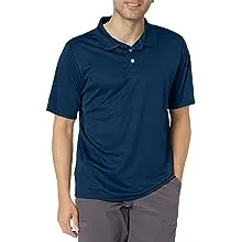 Hanes Sport Men's Polo Shirt, Men's Cool DRI Moisture-Wicking Performance Polo Shirt, Jersey Knit Performance Polo Shirt