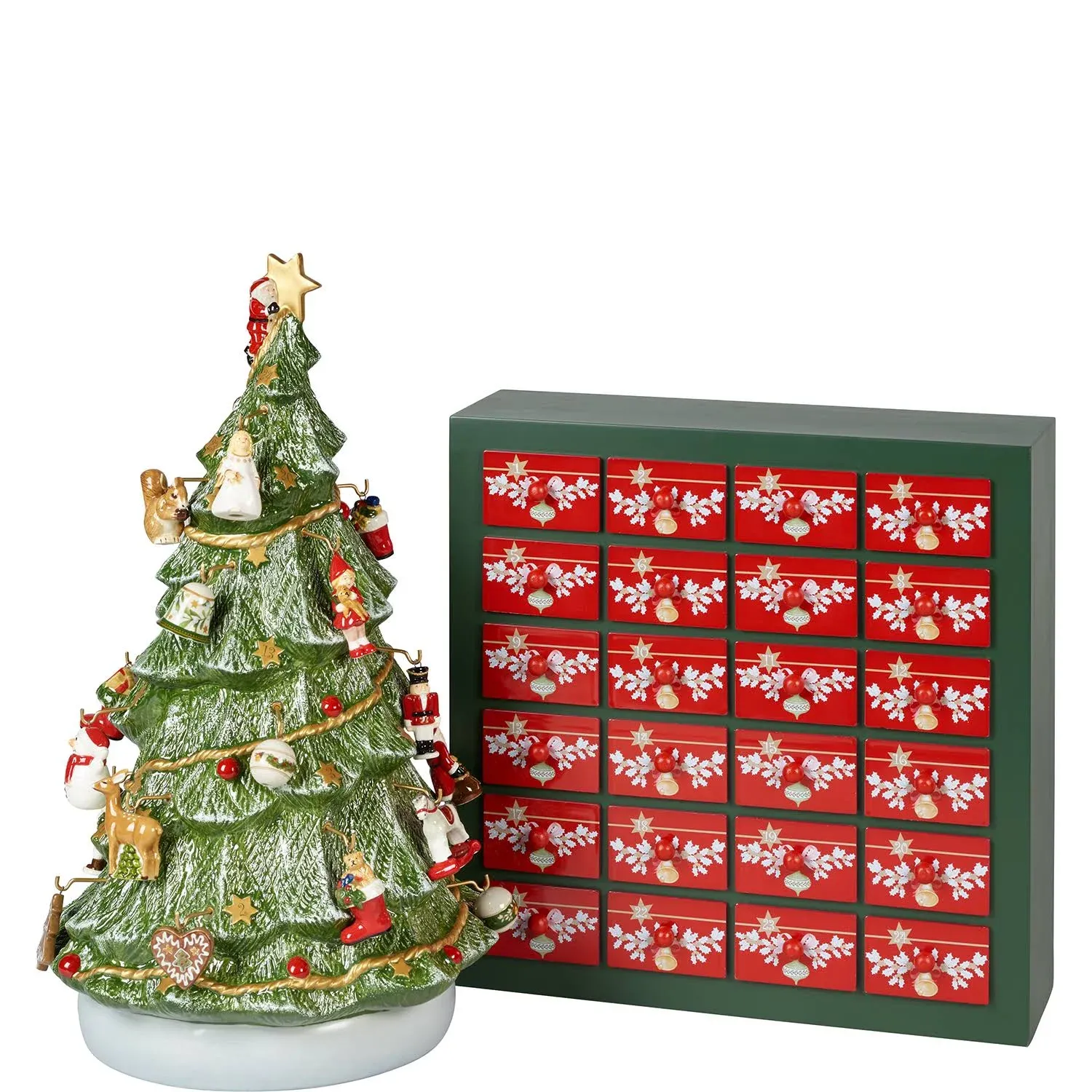 Villeroy & Boch Christmas Toys Memory Advent Calendar Set Festive Tree