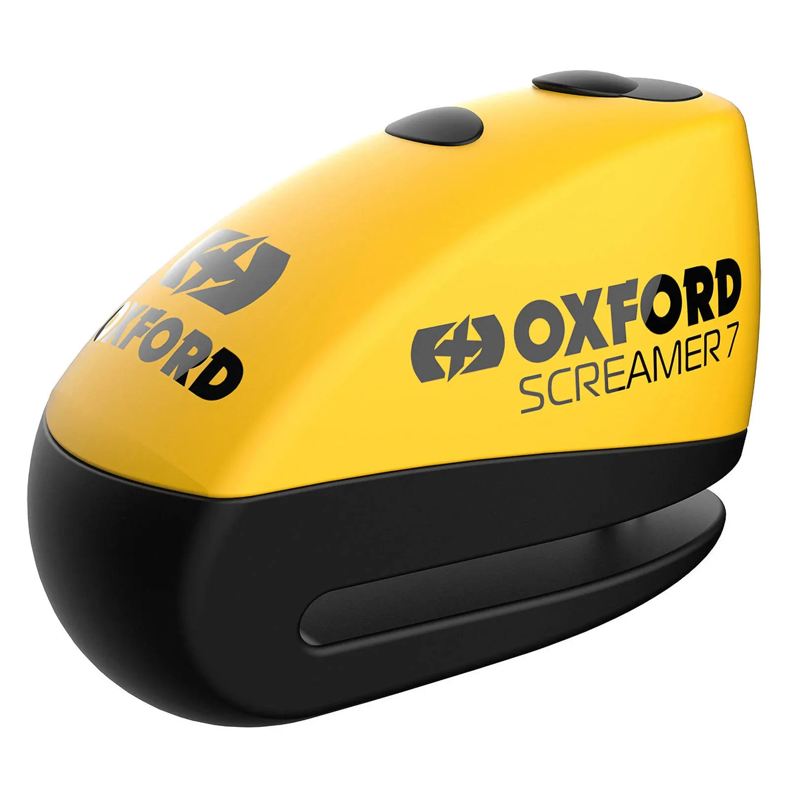 Oxford Screamer 7 Alarm Disc Lock (Yellow/Black)