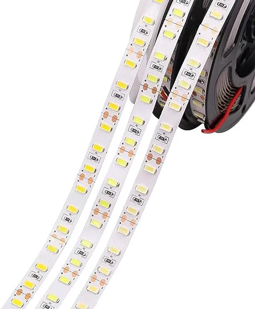 MARSWALL LED Strip CRI RA 97-99 SMD5630 16.4Ft(5M) 300LEDs 60LEDs/M DC12V 10mm White PCB Flexible Ribbon Strip for Television Lighting, and Photography Lighting