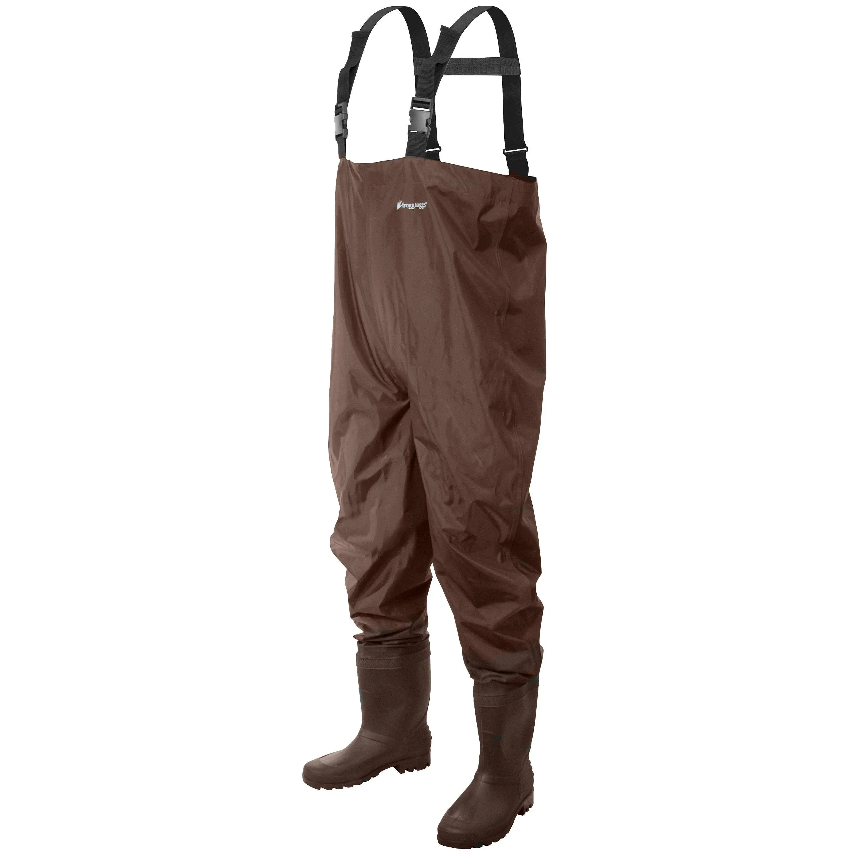 Frogg Toggs Men's Rana PVC Lug Chest Wader / Brown 11