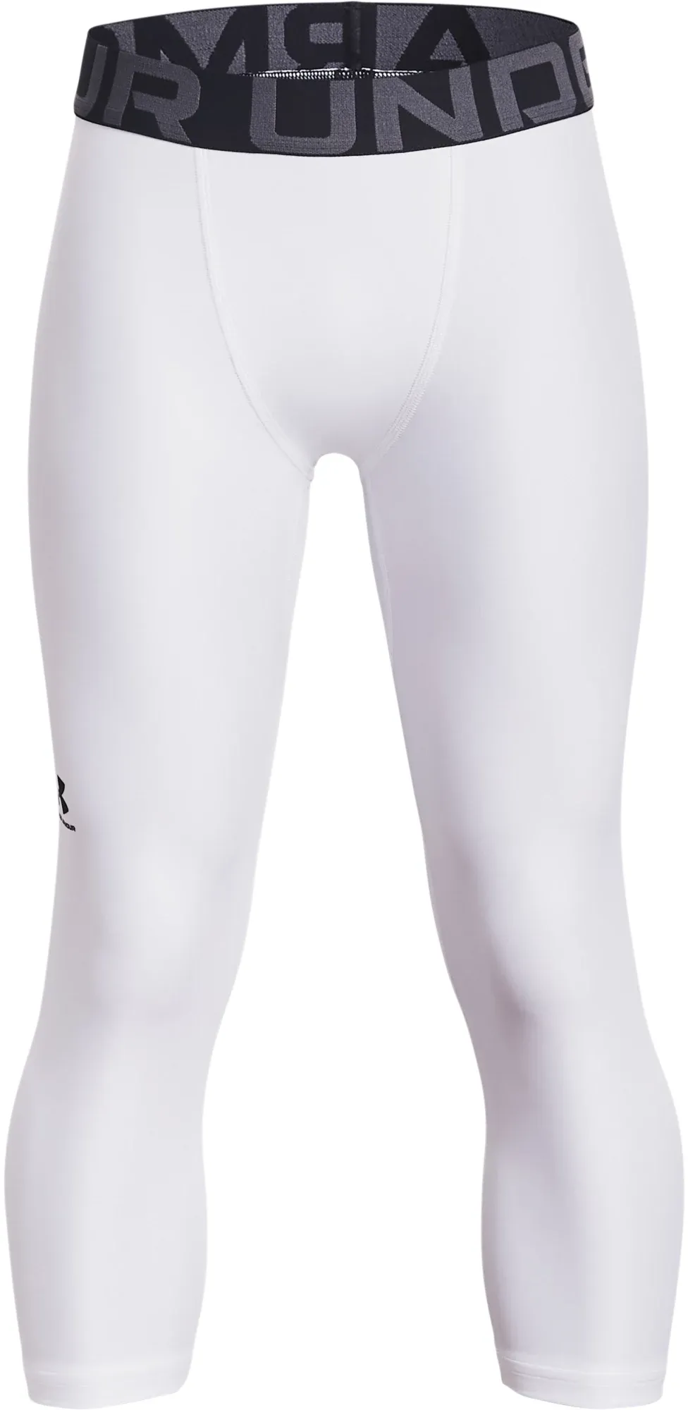 Under Armour Boys' Heatgear Armour 3/4 Leggings - White