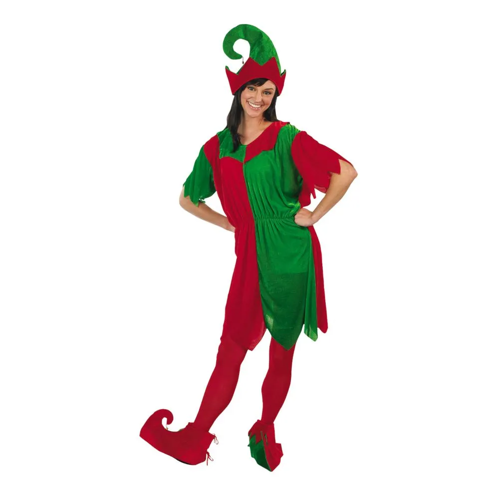 Fun Express Women's Elf Costume (4 Pieces)