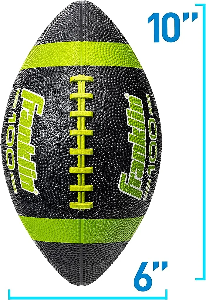 Franklin Sports Grip-Rite 100 Rubber Junior Football