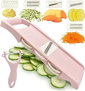 NACOLUS 5 in 1 Mandoline Slicer