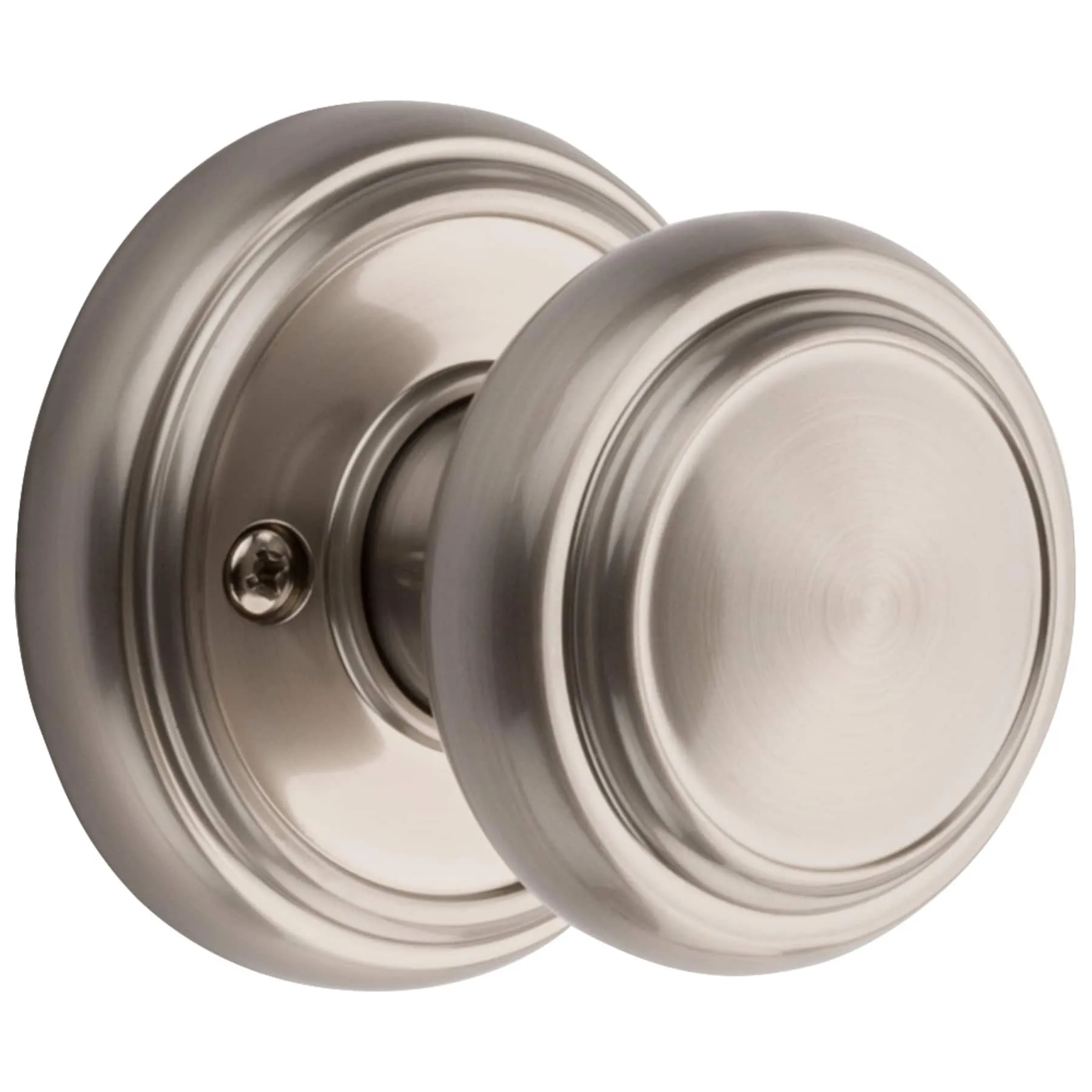 Baldwin Prestige Alcott Satin Nickel Interior Dummy Door Knob Lowes.com