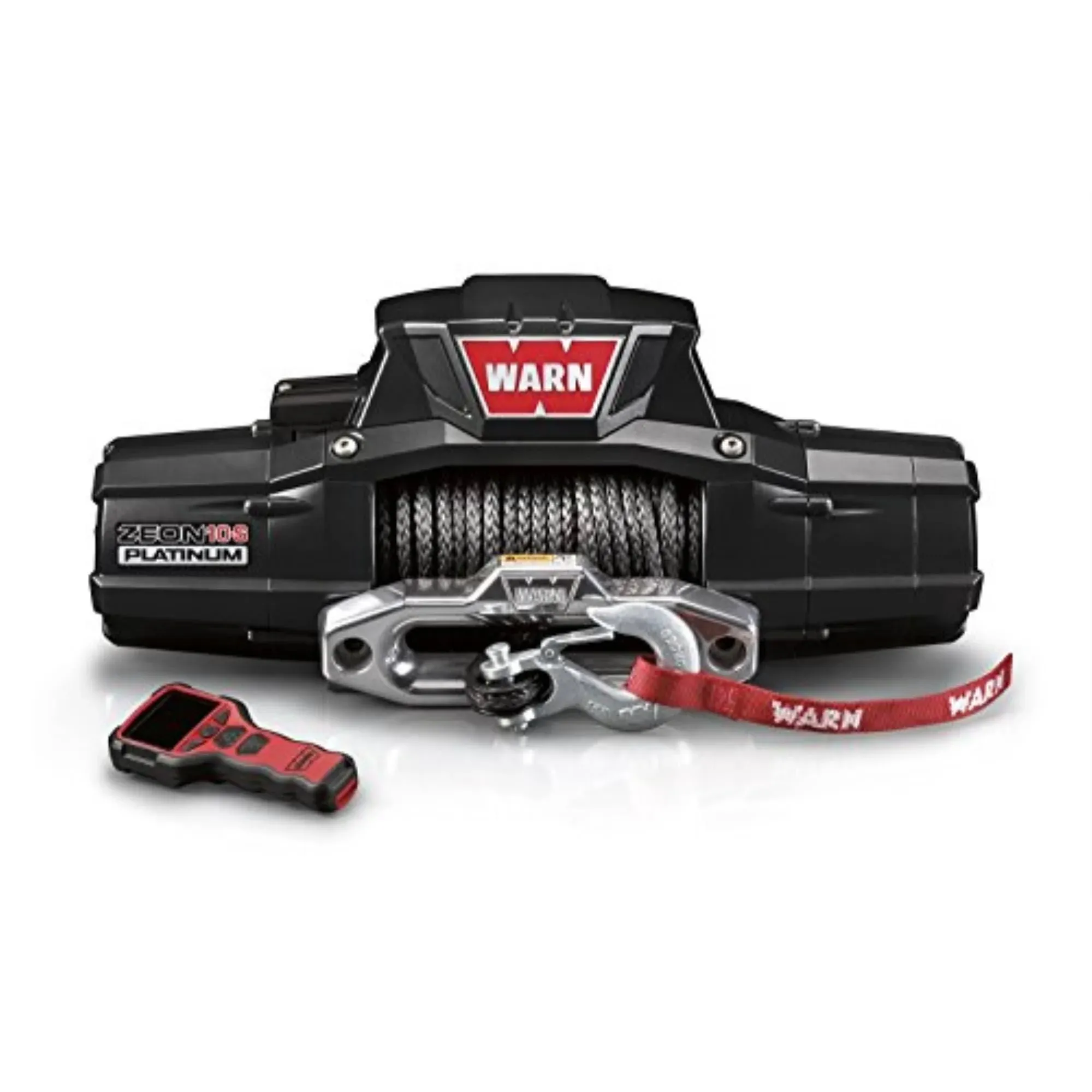 Warn 92815 ZENON 10-S PLATINUM Electric Winch - 10,000 lbs. Pull Rating, 100 ft. Synthetic Line