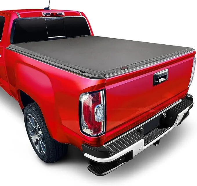 MaxMate Soft Tri-fold Truck Bed Tonneau Cover Compatible with 2015-2022 Chevy Colorado GMC Canyon | 5'2" (62") Bed | TCC371039