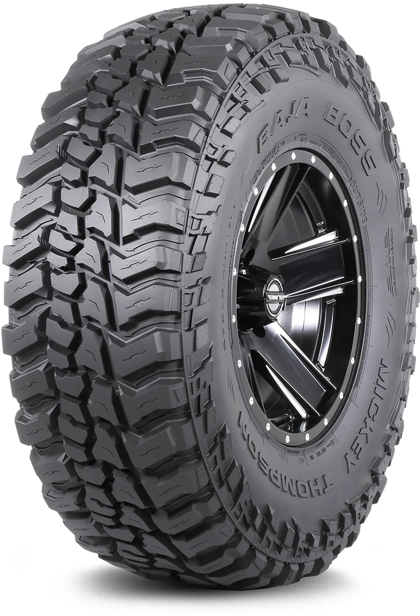 MICKEY THOMPSON 247877 BAJA BOSS 20.0 INCH 33X12.50R20LT BLACK SIDEWALL LIGHT TRUCK RADIAL TIRE