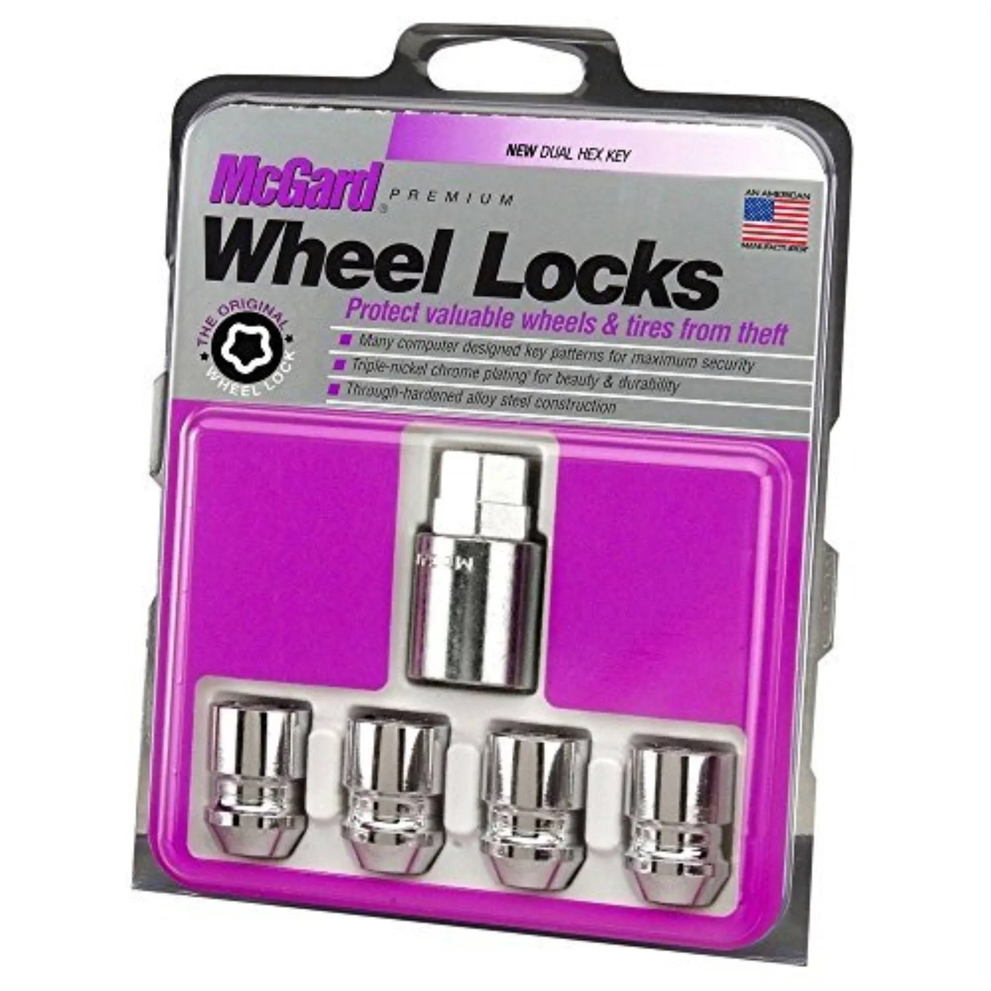 McGard 24157 Chrome Cone Seat Wheel Locks