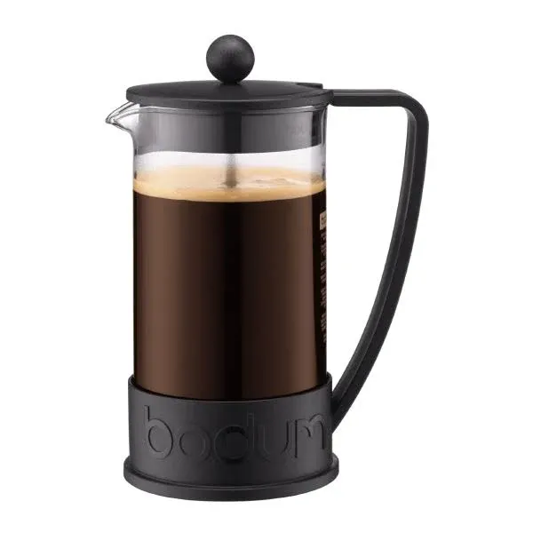 Bodum BRAZIL 3 Cup Cafetiere 0.35 l, 12 oz - Black