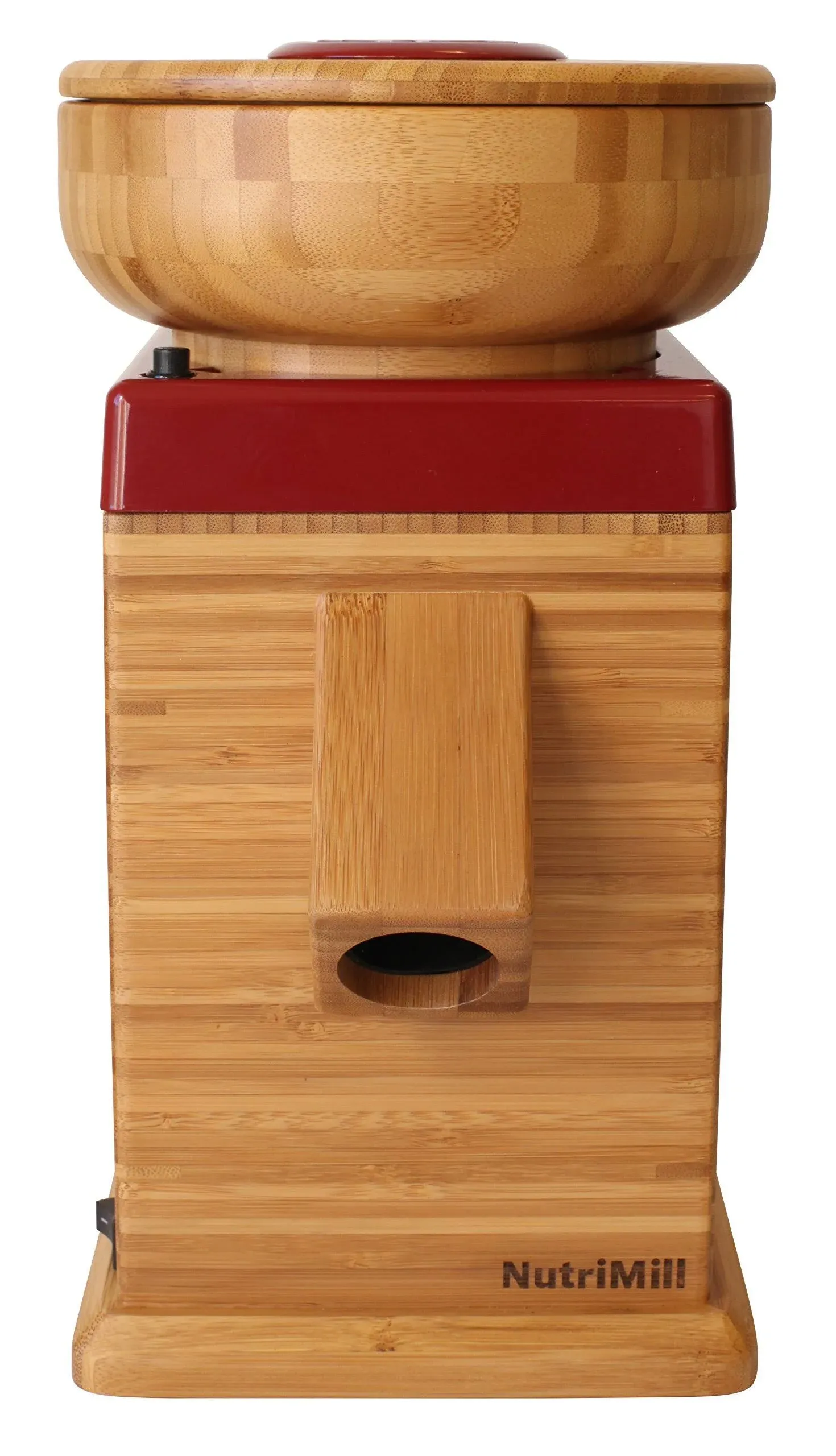 NutriMill Harvest 450 Watt Stone Grain Mill (Red)