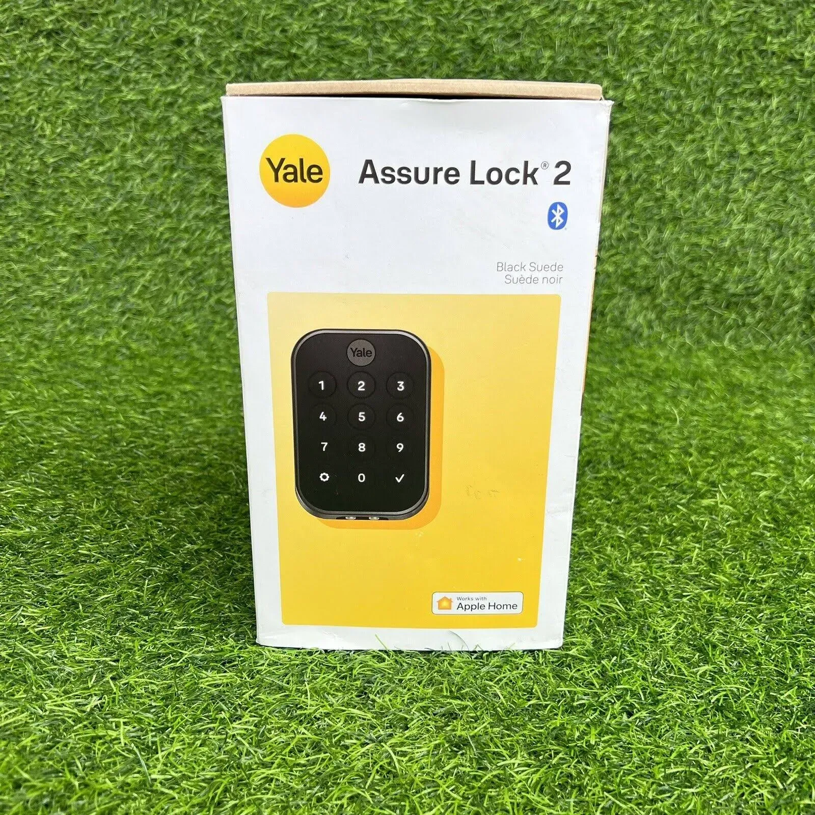 Yale Assure Lock 2 Key-Free Touchscreen Lock with Bluetooth, Black Suede