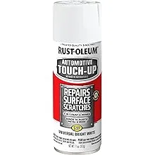 Rust-Oleum 292325 Automotive Universal Touch-Up Spray Paint, 11 oz, Bright White, (Pack of 1)