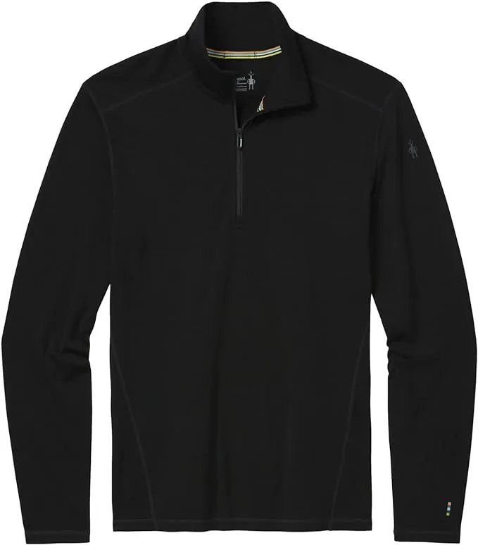 Smartwool Men's Merino 250 Base Layer 1/4 Zip - Black / XL