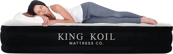 King Koil Luxury Air Mattress with Built-in High Speed Pump