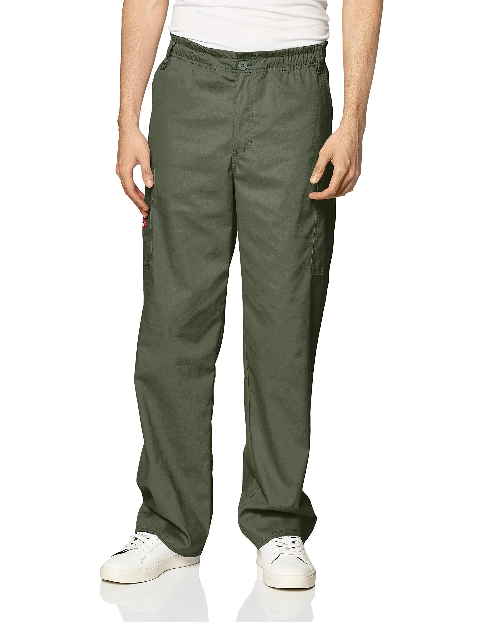 Men's Scrub Set: V-Neck Top & Cargo Pant