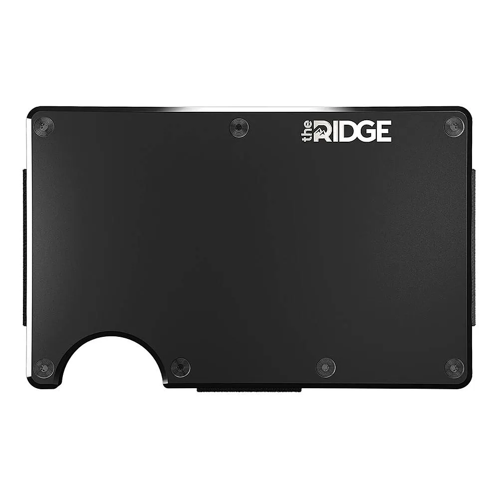 Ridge Aluminum Cash Strap Wallet Royal Black