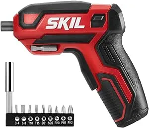 SKIL Rechargeable 4V Cordless Screwdriver Includes 9pcs Bit