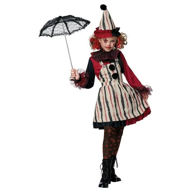 California Costumes Girl's Clever Clown Child Costume