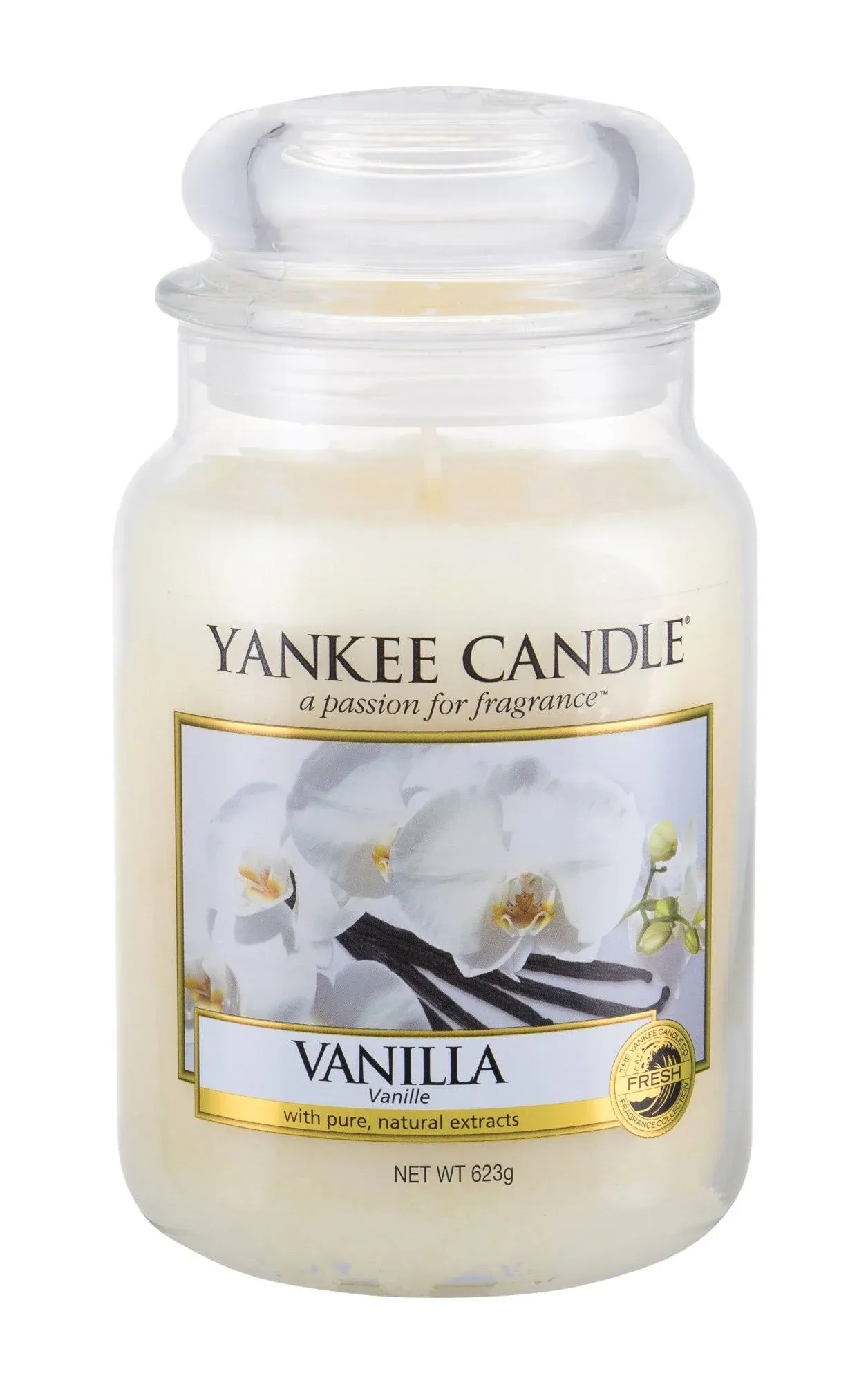 Yankee Candle by Vanilla Scented Large Jar 22 oz