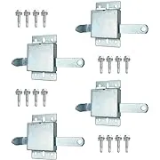 QZATTCAEN Garage Door Side Lock Inside Deadlock for Most Garage Door Galvanized Steel -4packQZATTCAEN Garage Door Side Lock Inside Deadlock for Most Garage Door Galvanized Steel -4pack