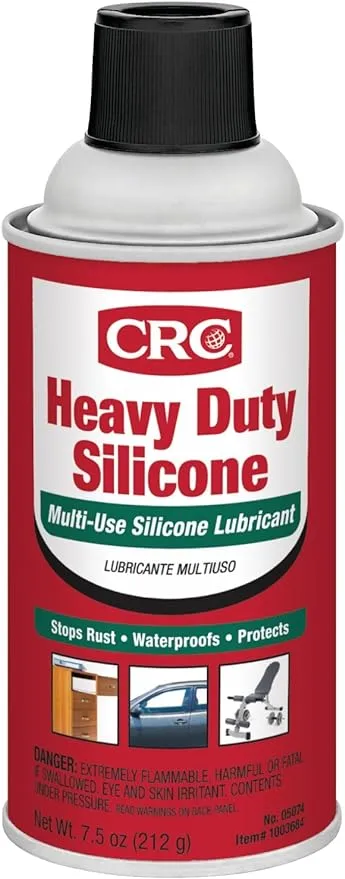 Lubricante Multiusos de silicona resistente CRC, 2 unidades