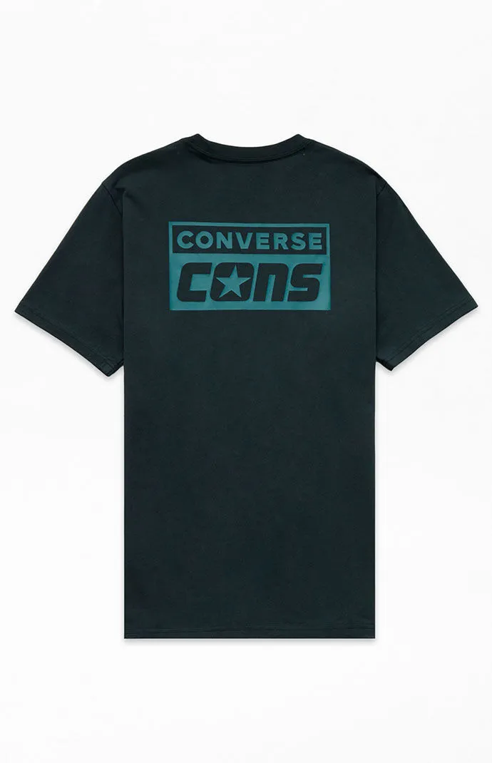 Converse Mens Cons Graphic T-Shirt - Green size XL