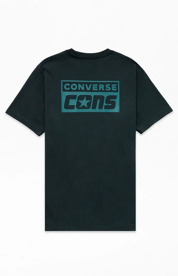 Converse Mens Cons Graphic T-Shirt - Green size Large