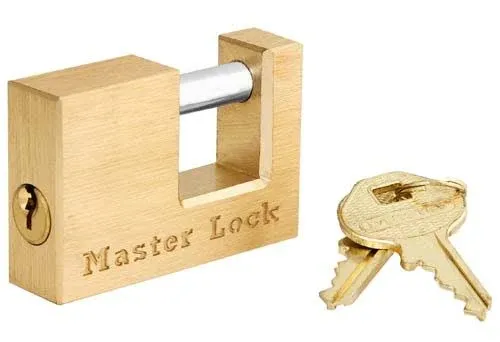 Master Lock Coupler Lock Brass 605DAT