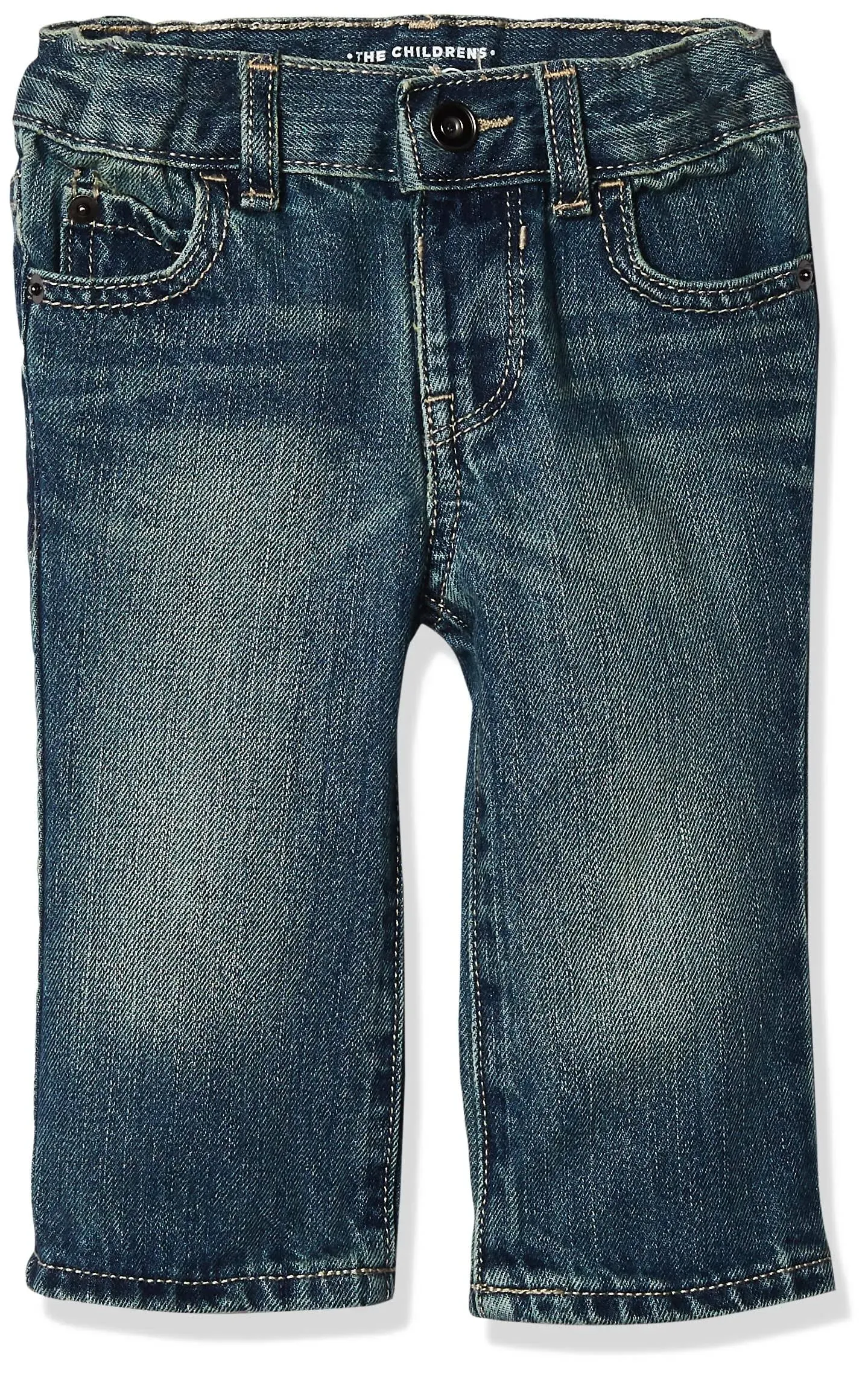 The Children's Place Baby and Toddler Boys' Basic Bootcut Jeans