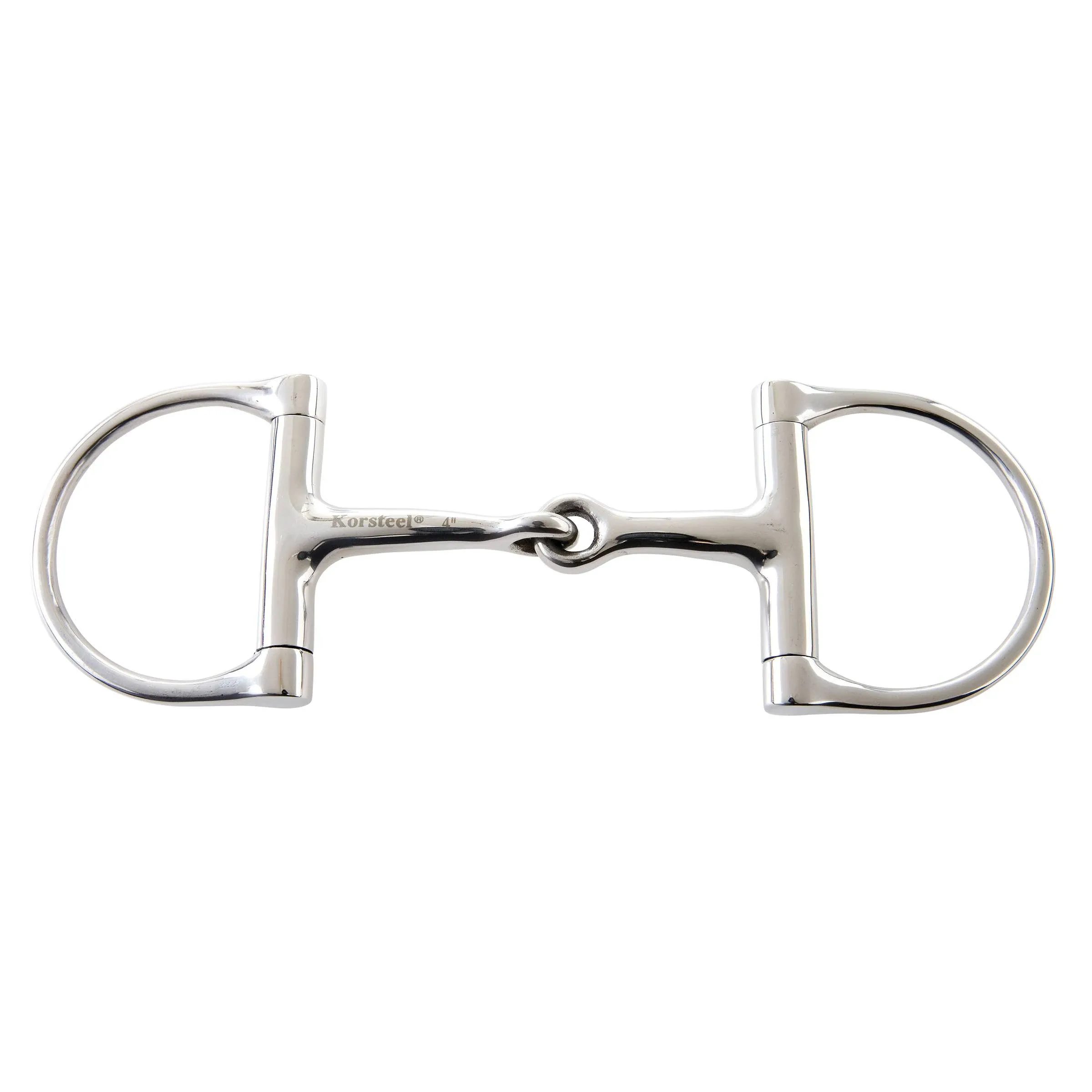 Korsteel Jointed Dee Ring Snaffle Bit